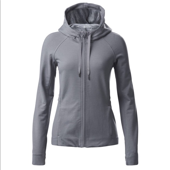 NWOT Lululemon “ Elements” Grey Zip Hoodie - Picture 2 of 7